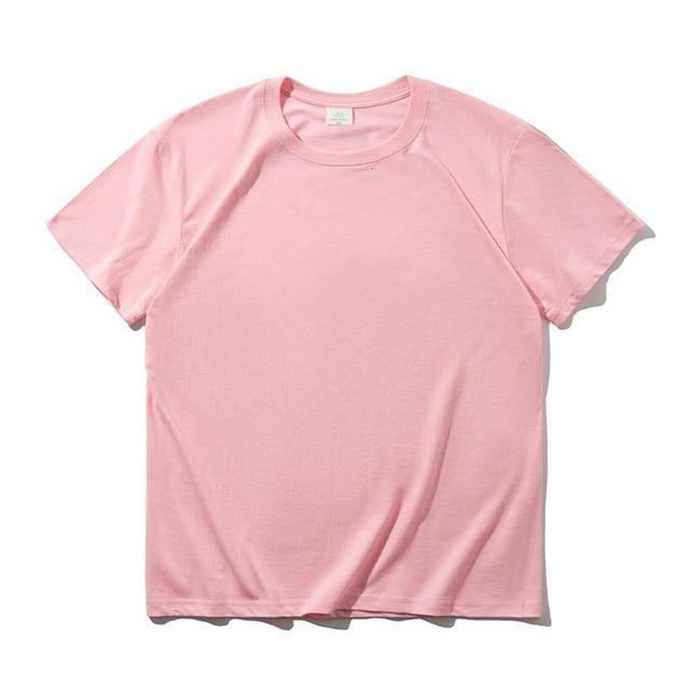 Unisex 100% Combed Cotton Casual Basic Harajuku Soft T-shirt
