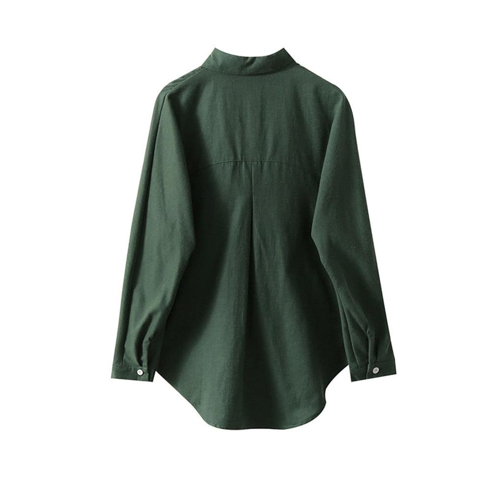 Women Long Sleeve Vintage Shirts