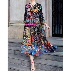 Women Soft Stylish Embroidery Under Strap Loose Dress