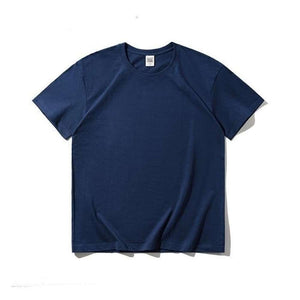 Unisex 100% Combed Cotton Casual Basic Harajuku Soft T-shirt