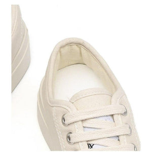 Women Chunky Sneakers Flat Platform Canvas Shoes