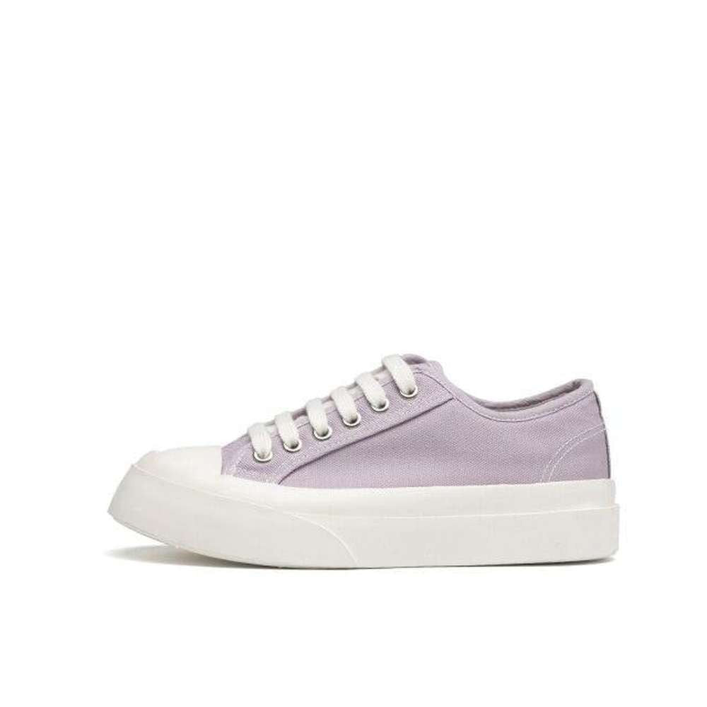 Women Chunky Sneakers Flat Platform Canvas Shoes