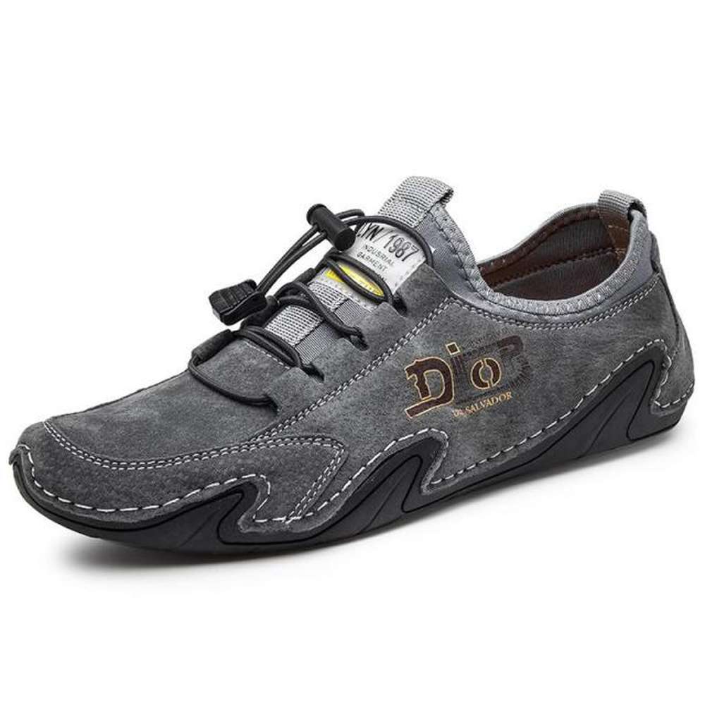 Men Cow Leather Sneakers Shoes