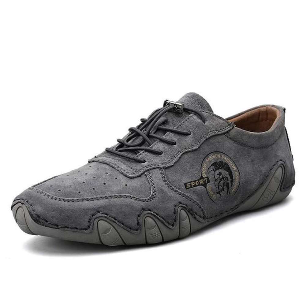 Men Cow Leather Sneakers Shoes