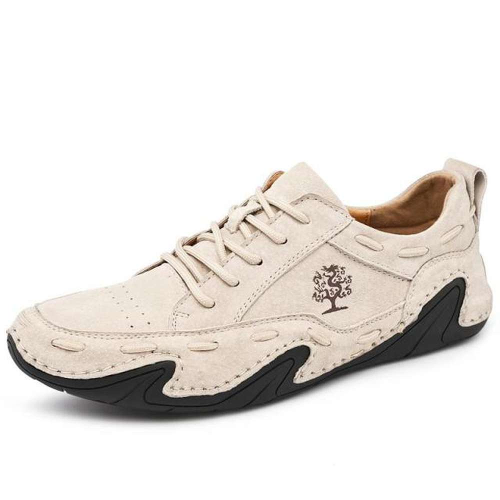 Men Cow Leather Sneakers Shoes