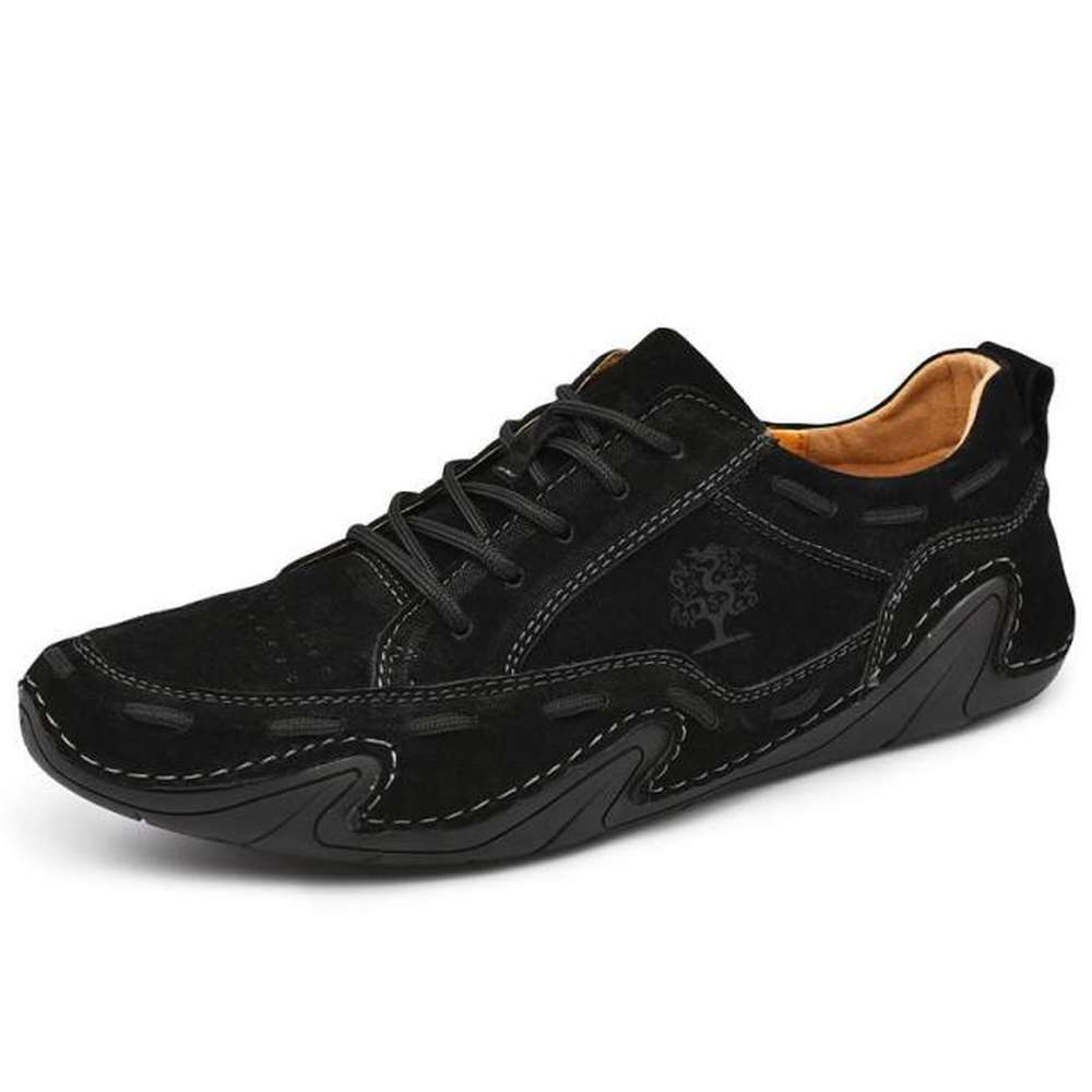 Men Cow Leather Sneakers Shoes