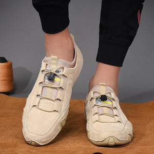Men Cow Leather Sneakers Shoes