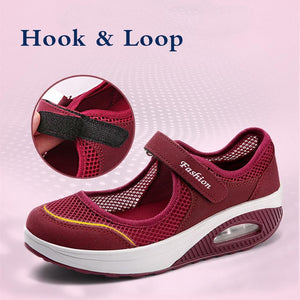 Women Flat Breathable Mesh Casual Moccasin Boat Shoes