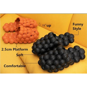 Unisex Funny Litchi Slippers Soft EVA Lovers Indoor Massage Slipper