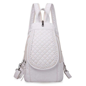 Women Embroidery Butterfly Flower Pattern Pu Leather Backpack