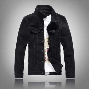 Men Cowboy Casual Slim Fit Jeans Coat Cotton Jacket