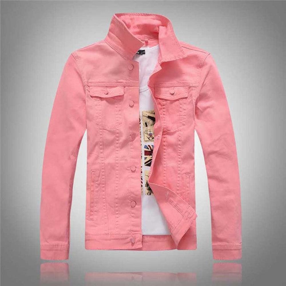 Men Cowboy Casual Slim Fit Jeans Coat Cotton Jacket