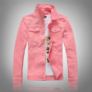 Men Cowboy Casual Slim Fit Jeans Coat Cotton Jacket