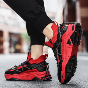 Men Sneakers Casual Tennis Luxury Trainer Race Breathable Shoes